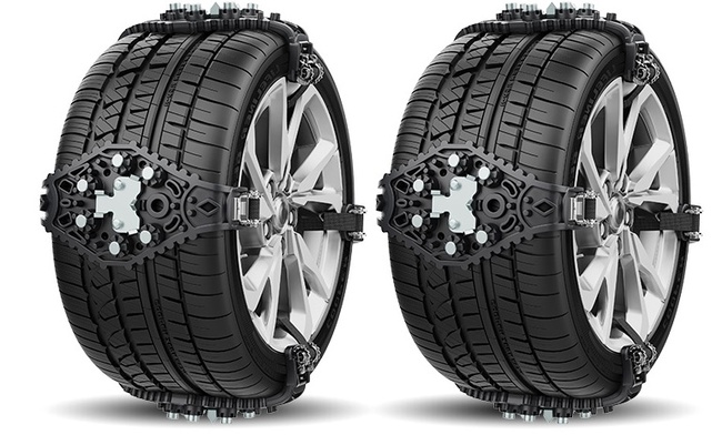 Anti Skid Snow Sand Ice Mud Chains Car Tire Emergency Anti-Skid Non-Slip off-Road Road Safety Vehicle for Tire Width 165-315mm