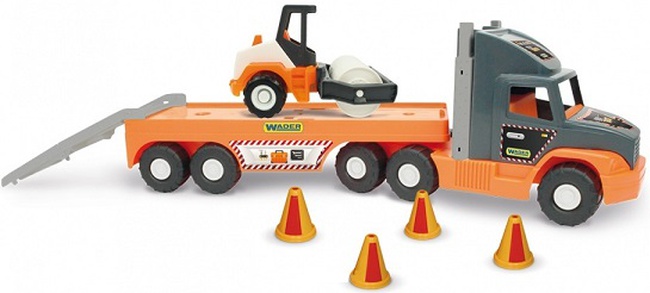 Super Tech Truck с катком для асфальта, 78см в кор
