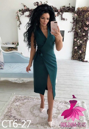 Платье с запахом