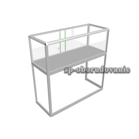 Прилавок из алюминиевого профиля эконом