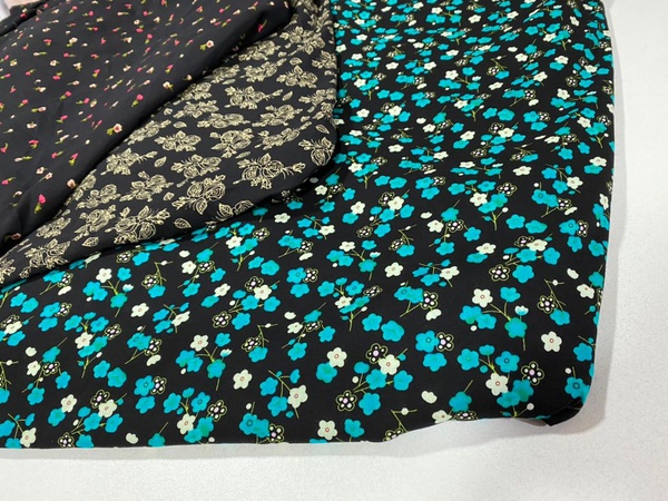 Штапель, Прадо, Софт, Лен, Манго, Дубайски шелк, Японский шелк, Манго, Фукра, Ангорка, Барби, Шифон, Габардин, Гипюр, Нитки