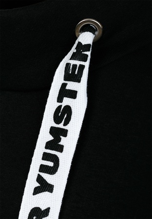 Свитшот черный с люверсами и тесьмой Yumster YC.02.09.003