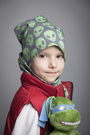 Snood ile çocuk şapkaları