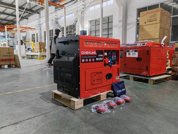 Newland большой топливный бак 3-7 кВт бытовой мощный трехфазный дизельный генератор