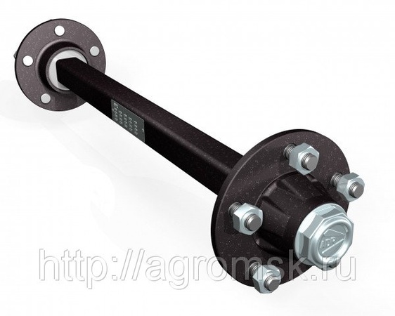 Ось тракторного прицепа ADR без тормозная (для 2ПТ