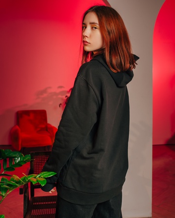 Hoodie female asymmetric \ male asymmetric