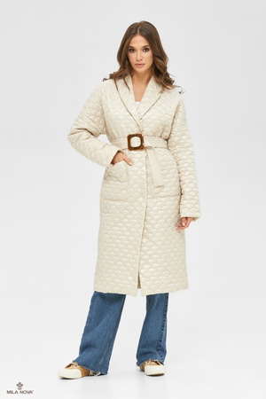 MILA NOVA ПЛАЩ ПВ-241 МОЛОКО
