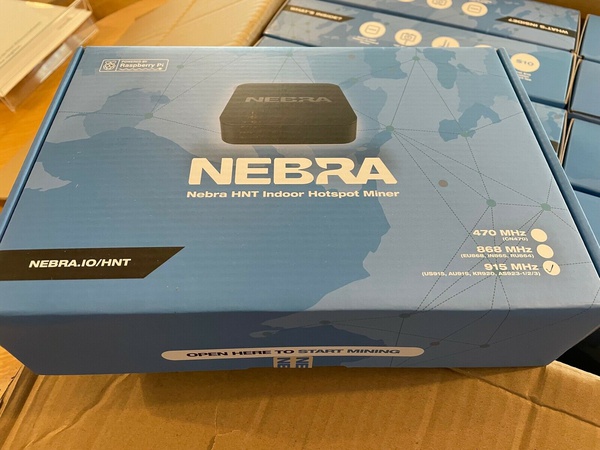 Nebra Helium Hotspot - Внутренний майнер $ HNT - US915 - В РУКУ - Доставка на следующий день