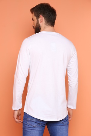 Baskılı Erkek Sweatshirt