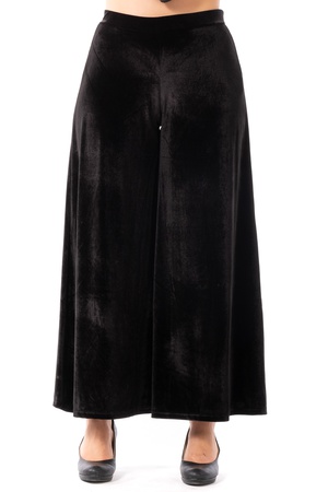 Büyük Beden Kadife Etek Pantolon