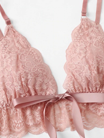 Ресницы Кружевные Подвязки Комплект Белья