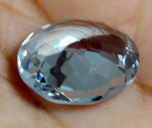 Natural Extra Fine Blue Aquamarine - Oval - Zambia - AAA+ Grade