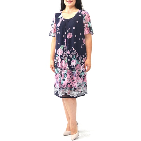 Astarlı file yazlık elbise