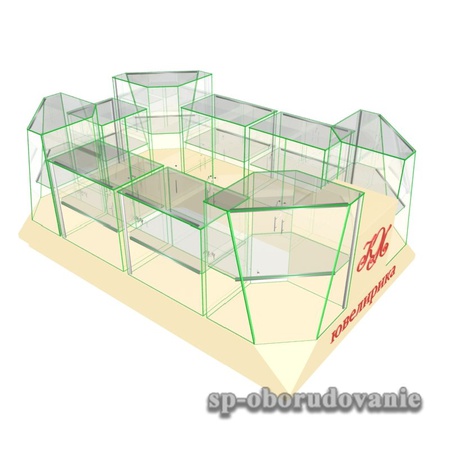 Павильон с искусственным камнем