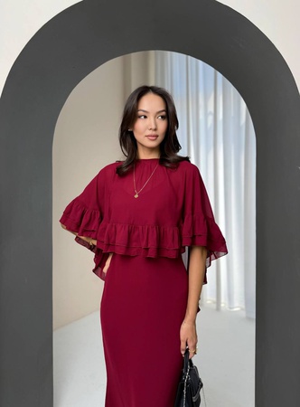 ПЛАТЬЕ С НАКИДКОЙ