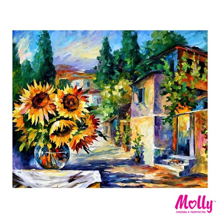 Painting by numbers Afremov. Noon in Greece