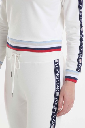 Running set Sweatshirt tracksuit% 48 cotton /% 48 modal /% 4 elasten