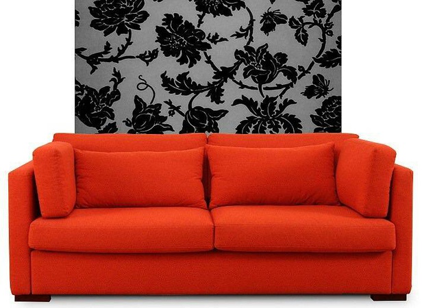 Диван красный