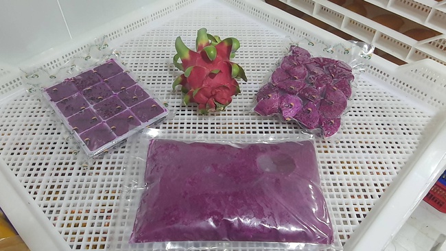 Замороженный Драгонфрут. Экзотические фрукты с заводов OLMISH