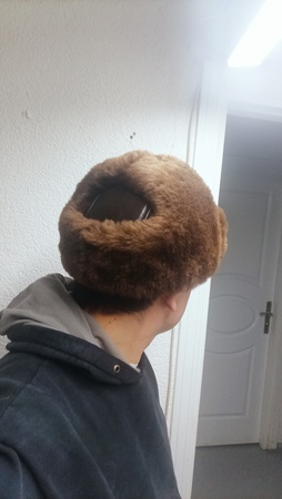 Кожаная шляпа