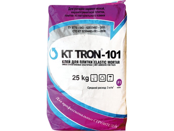 КТтрон-101(эластичный клей для плитки)