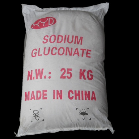Sodium gluconate as set retarder in construction