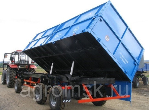 Traktör damperli römork 3PTS-9 (Beyaz Rusya)