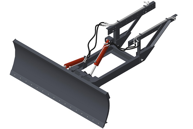 Front rotary hydraulic plow OT-1221