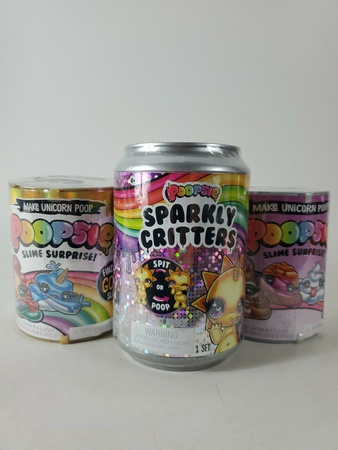 Пупси 2 Слайм Сюрприз и 1 блестящие зверюшки - 3 шт.