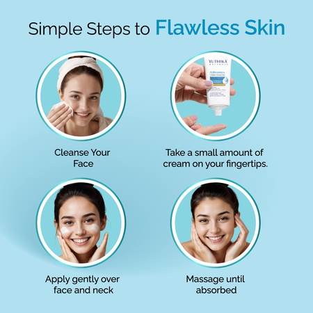 Yuthika Ultramax Deep Intense Moisturizing Cream for Dry Skin Nourishing Face Moisturizer for Men & Women (80ml)