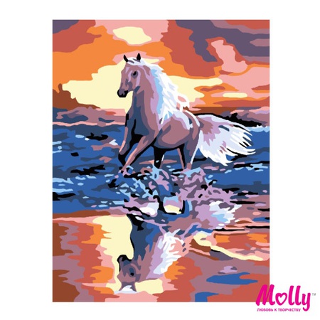 Картина по номерам Бегущая по волнам