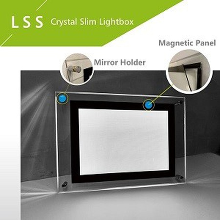 Kristal LED Işık Kutusu - İç Mekan Duvara Monte