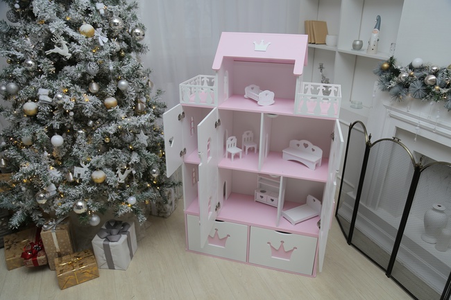 Dollhouse "Ballerina" (White-pink)