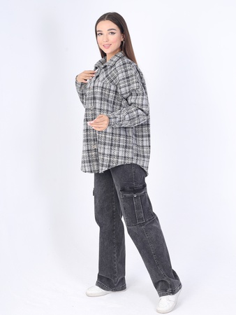 Büyük beden tüvit gömlek