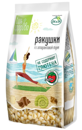 Макаронные изделия ЕШЬ ЗДОРОВО Вермишель, рожки, спираль, ракушки  250гр