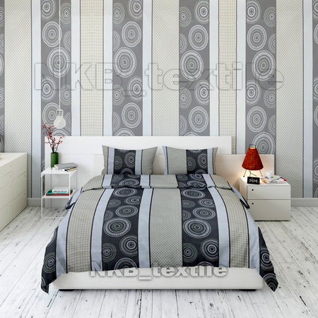 Double bed linen (with seam)