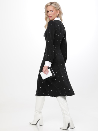 Yakalı ofis elbisesi