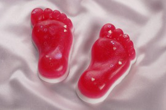 肥皂鞋跟粉红色