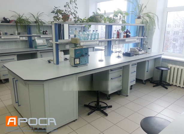 Столы островные лабораторные Ароса, доставка, гарантия, наилучшая цена