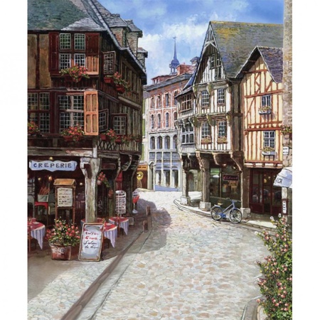 Ruhige Straße / 2 Fahrspuren