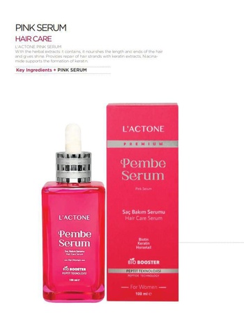 PINK SERUM 100ML   L'ACTONE HAIR CARE