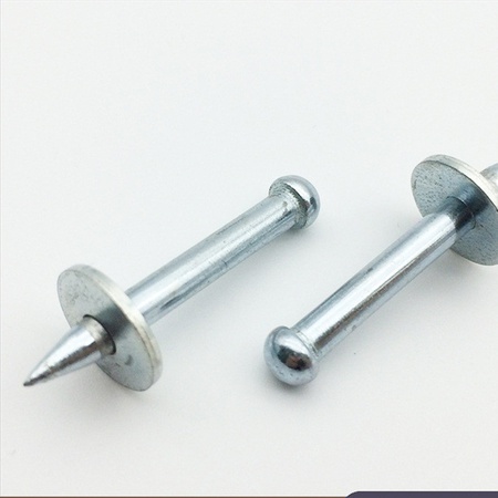 Powder-Actuated Drive Pins – Zinc-Plated Steel Fasteners for Insulation Boards