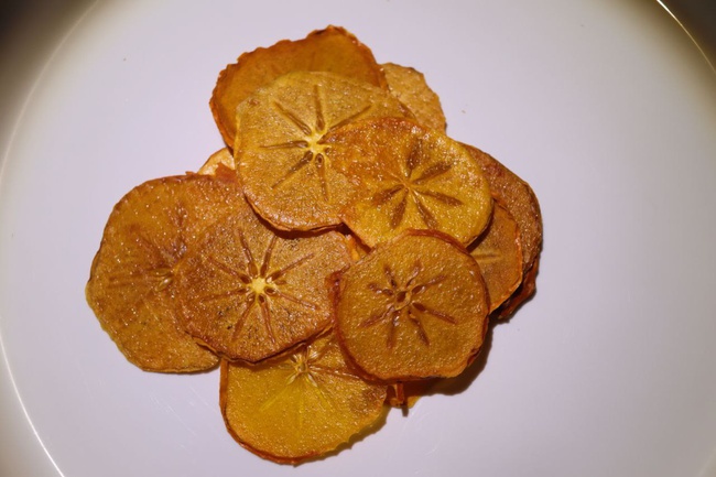 Doğal Trabzon hurması cipsleri