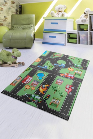 Цифровая печать на нескользящей основе Моющийся ковер из перьев жеребенка для детской комнаты-658250038405