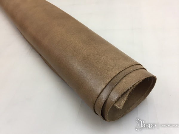 Спилок ременной, цвет желто-бежевый, с покрытием.