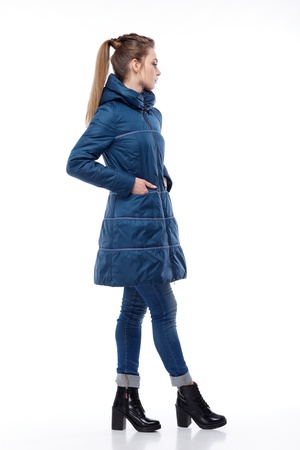 Пальто стеганое