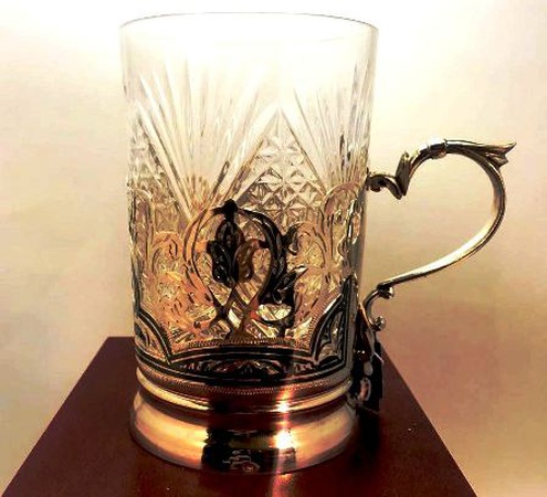 Подстаканник серебряный