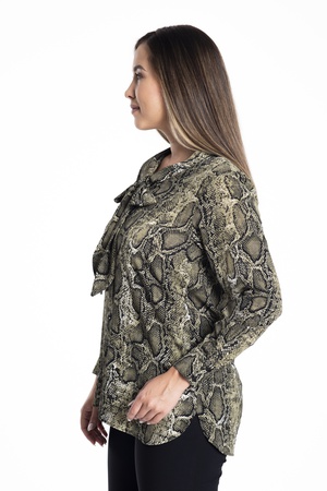 узорчатая БЛУЗКА