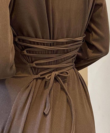 Платье женское базовое из лапши