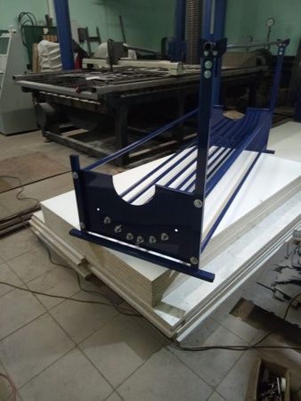 Kumaş çözme rafları